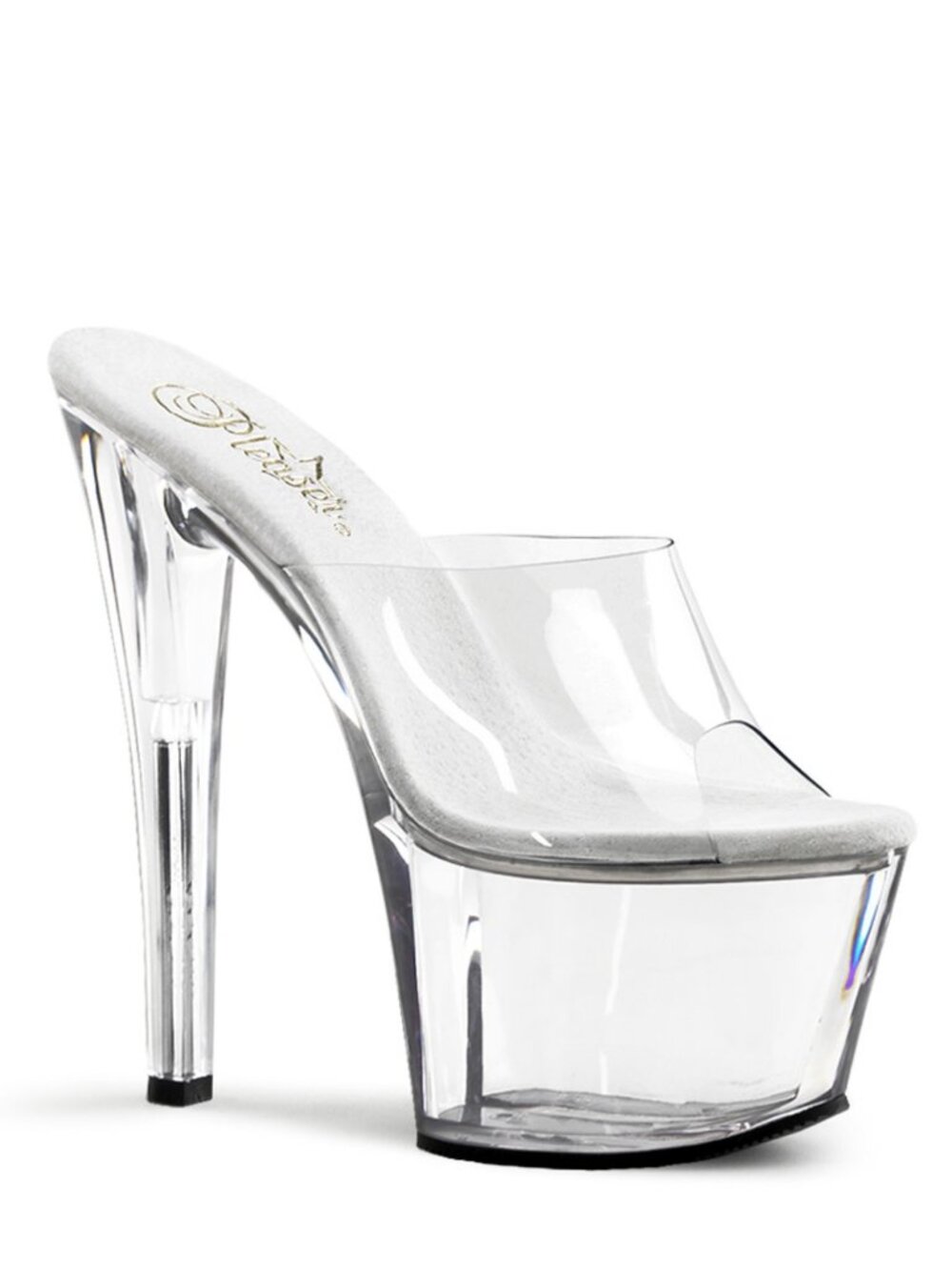 Pleaser Sky 301 Clear Heels